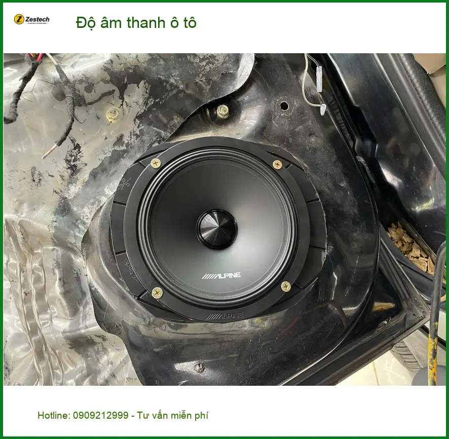 Anh Long độ âm thanh ô tô Hyundai Accent Quận 10 vì âm thanh zin không đủ sống động ảnh thực tế 5