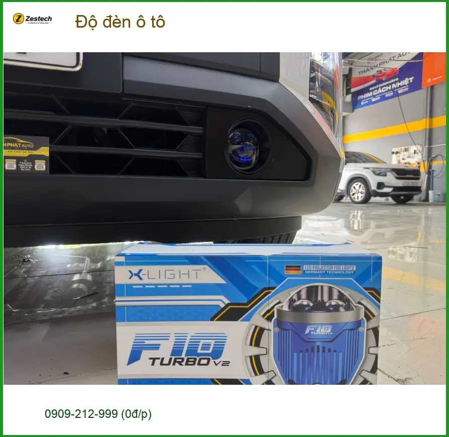 Chú Bảo độ đèn ô tô Suzuki XL7 tại Củ Chi vì đèn zin quá tối khi đi đêm ảnh thực tế 2