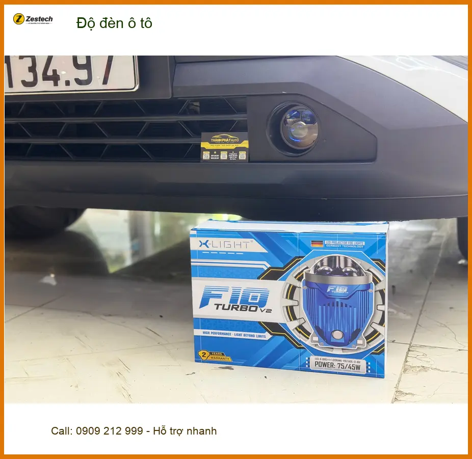 Chú Bảo độ đèn ô tô Suzuki XL7 tại Củ Chi vì đèn zin quá tối khi đi đêm ảnh thực tế 3