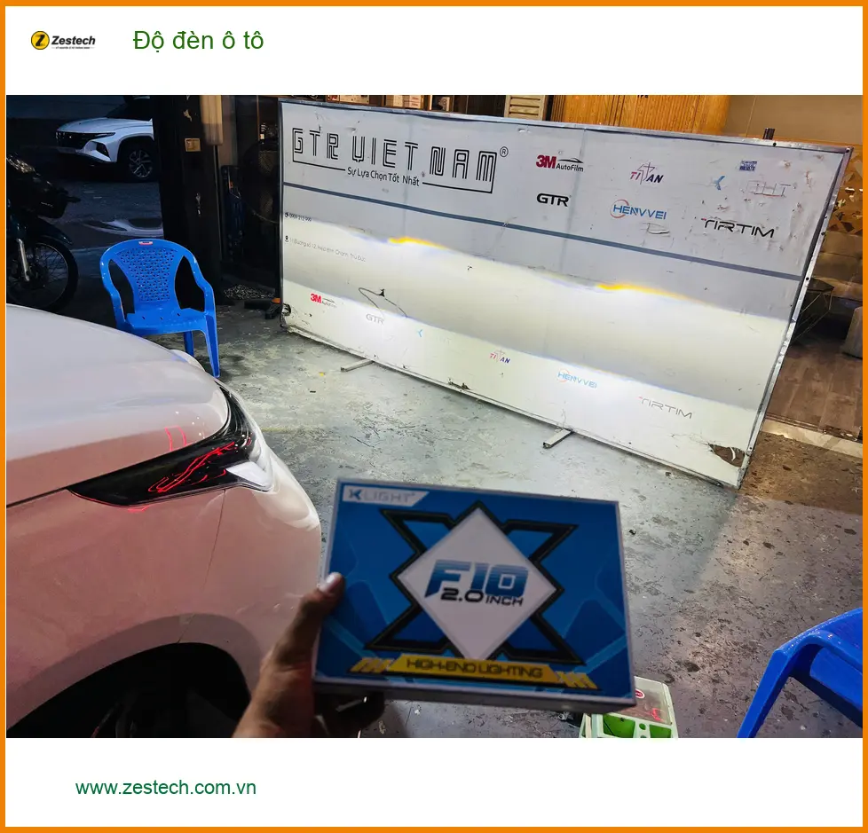 Anh Minh độ đèn ô tô cho Honda CRV tại Quận 12 vì đèn zin quá yếu khi đi đêm