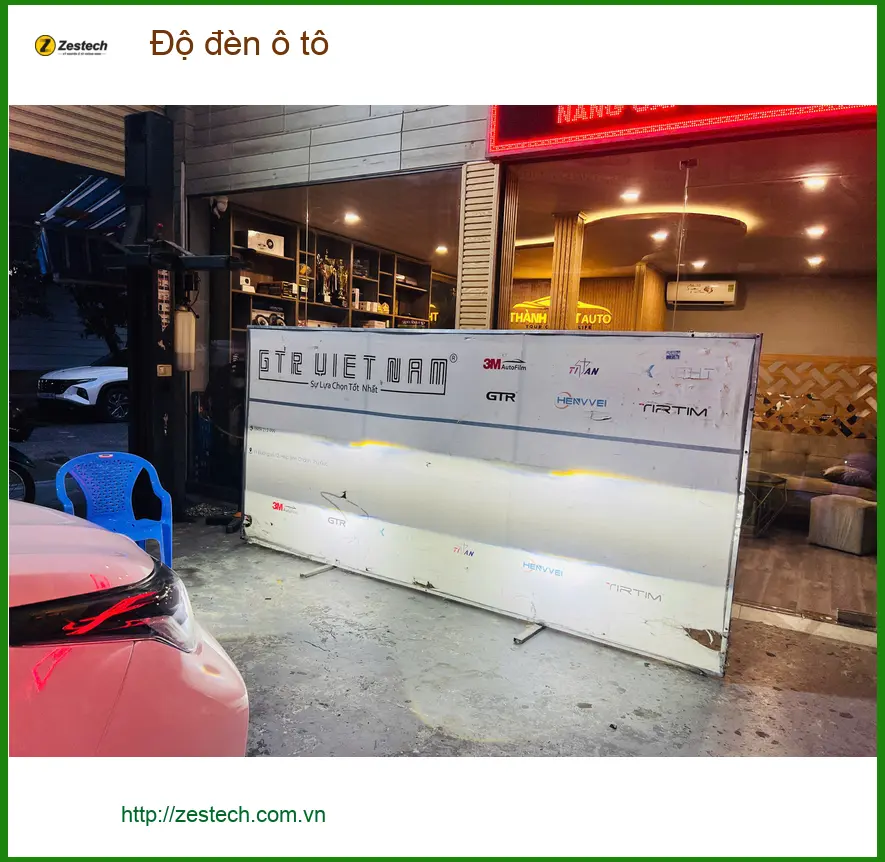 Anh Minh độ đèn ô tô cho Honda CRV tại Quận 12 vì đèn zin quá yếu khi đi đêm ảnh thực tế 3