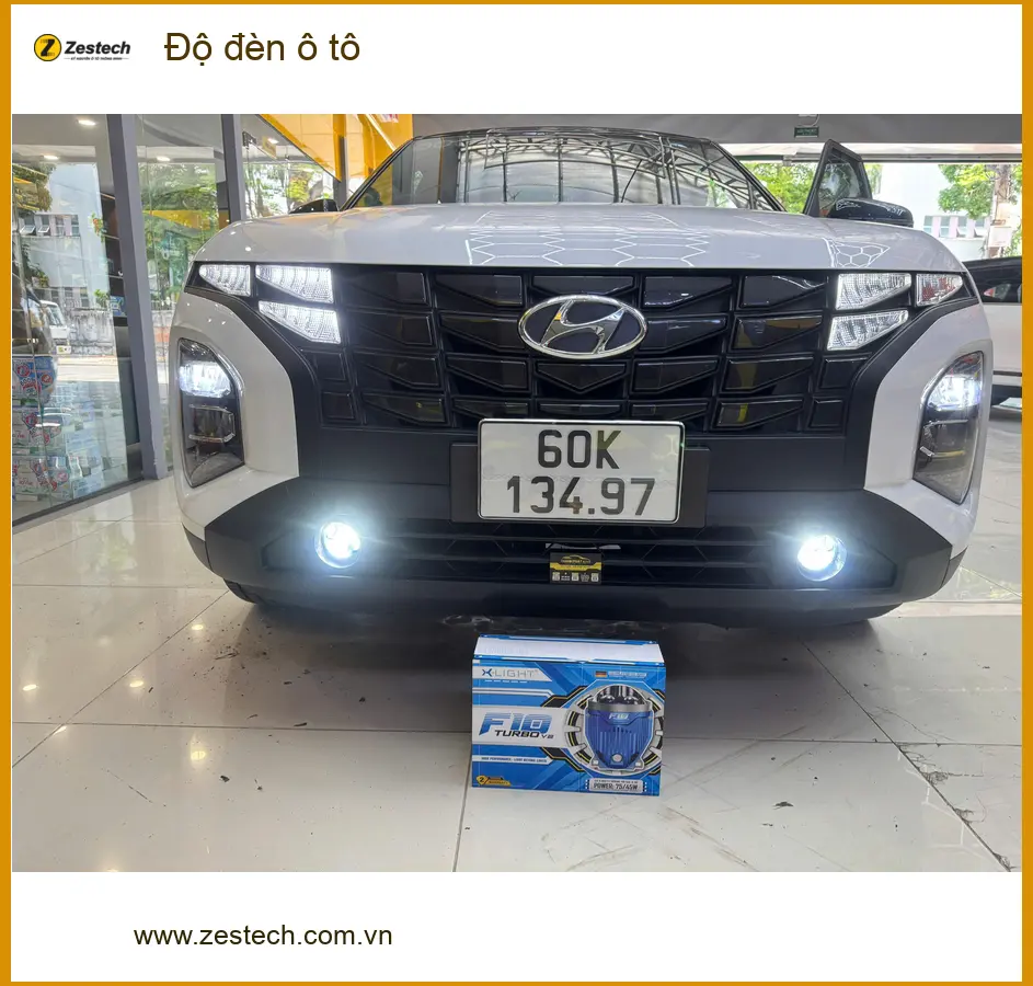Anh Hùng độ đèn ô tô Honda CRV tại Quận 2 cần ánh sáng mạnh hơn ảnh thực tế 2