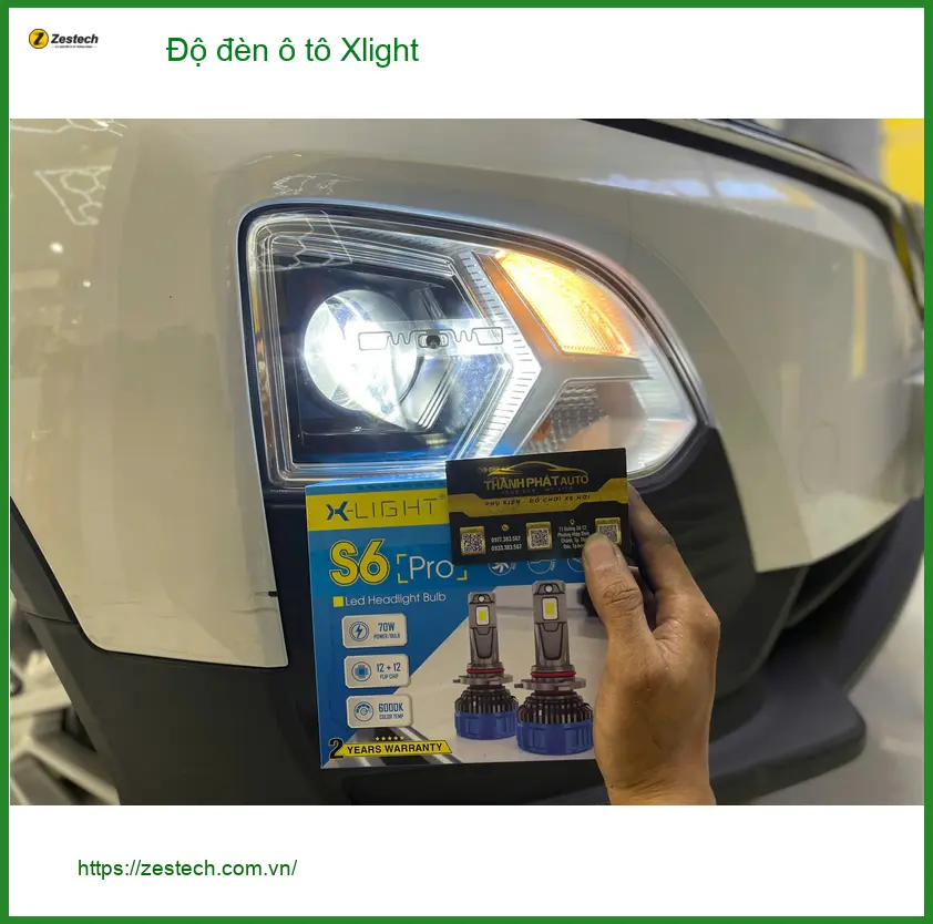 Anh Khang độ đèn Xlight cho Mazda CX-5 tại Củ Chi vì đèn xe cũ quá yếu