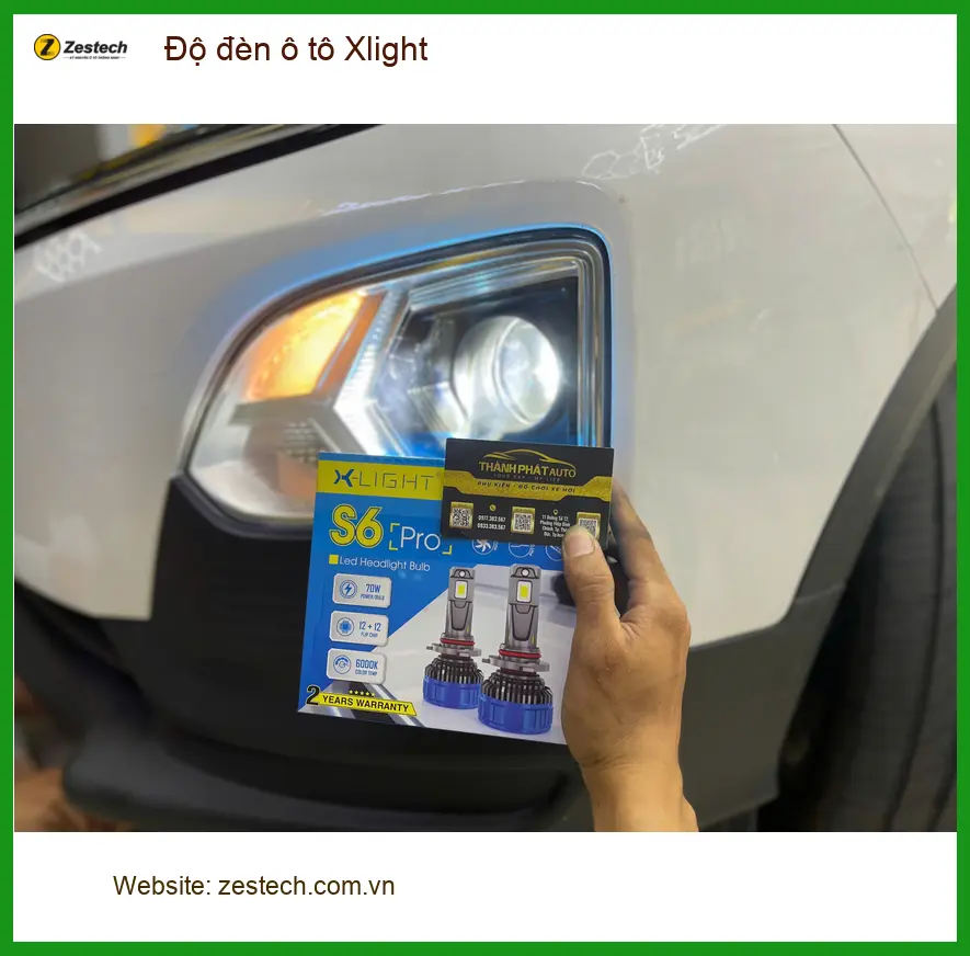 Anh Long nâng cấp đèn Xlight cho Kia K3 tại Quận 9 để tăng sáng ảnh thực tế 4