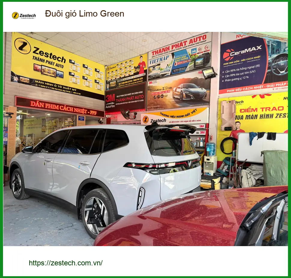 Anh Khang lắp Đuôi gió Limo Green cho Hyundai Accent tại Quận Phú Nhuận ảnh thực tế 2