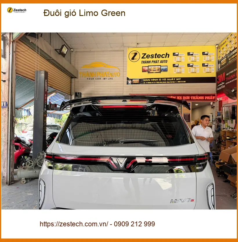 Anh Tùng lắp đuôi gió Limo Green cho Hyundai Accent tại Bình Chánh để tăng tính thể thao ảnh thực tế 2