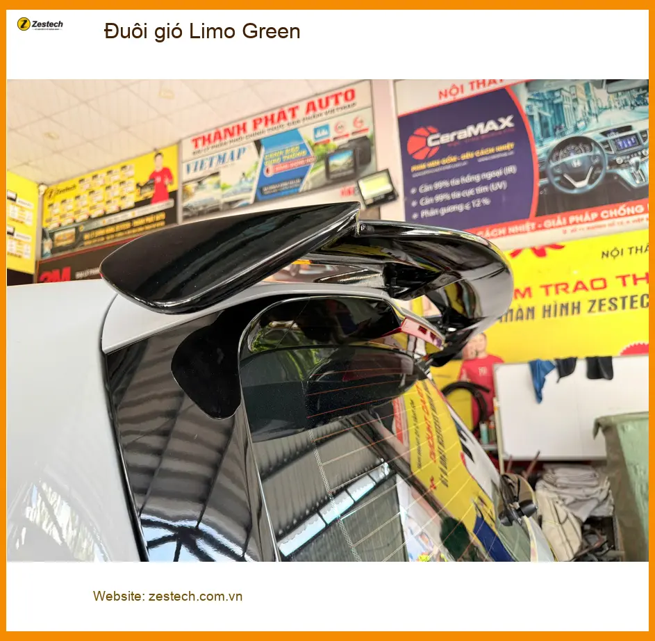 Anh Tùng lắp đuôi gió Limo Green cho Hyundai Accent tại Bình Chánh để tăng tính thể thao ảnh thực tế 3