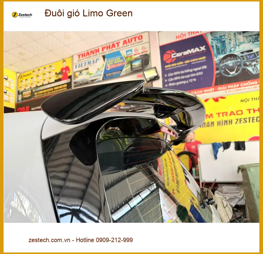 Anh Tuấn lắp Đuôi gió Limo Green cho Mazda 3 tại Quận Nhà Bè tăng vẻ thể thao ảnh thực tế 2