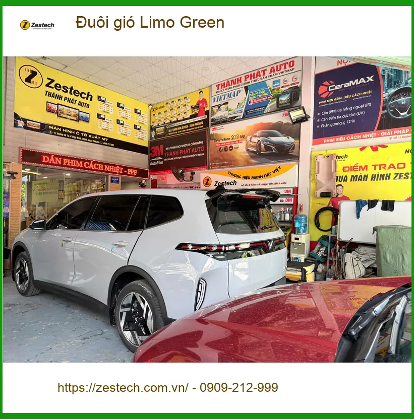 Anh Tuấn lắp Đuôi gió Limo Green cho Mazda 3 tại Quận Nhà Bè tăng vẻ thể thao ảnh thực tế 3