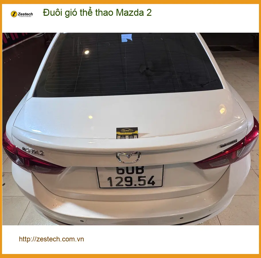 Địa chỉ lắp đuôi gió thể thao Mazda 2 chính hãng, giá tốt tại Quận 12