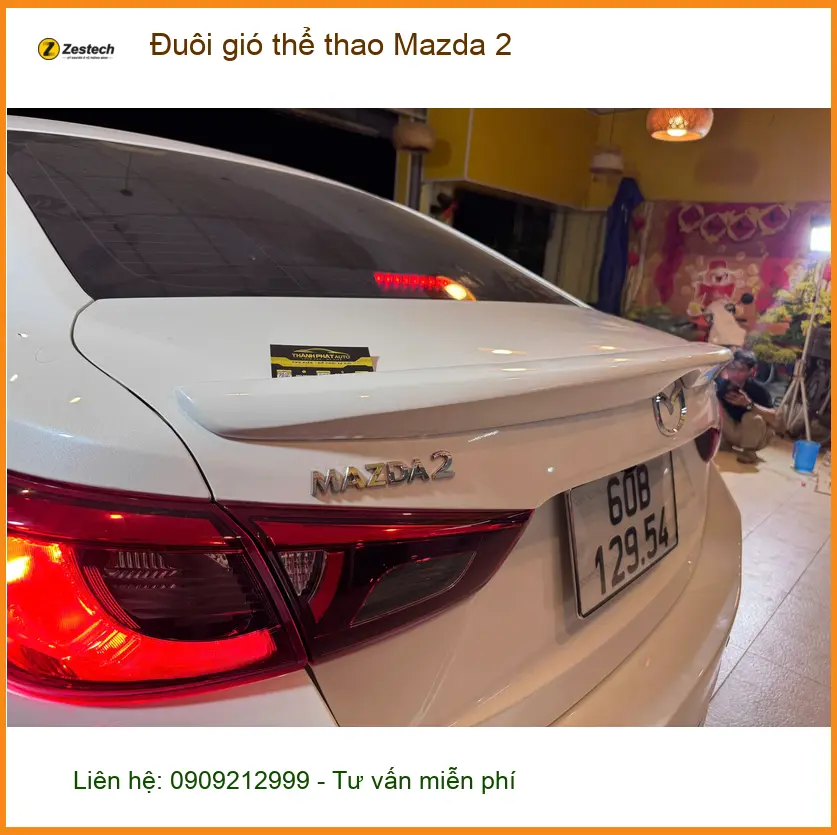 Địa chỉ lắp đuôi gió thể thao Mazda 2 chính hãng, giá tốt tại Quận 12 ảnh thực tế 5