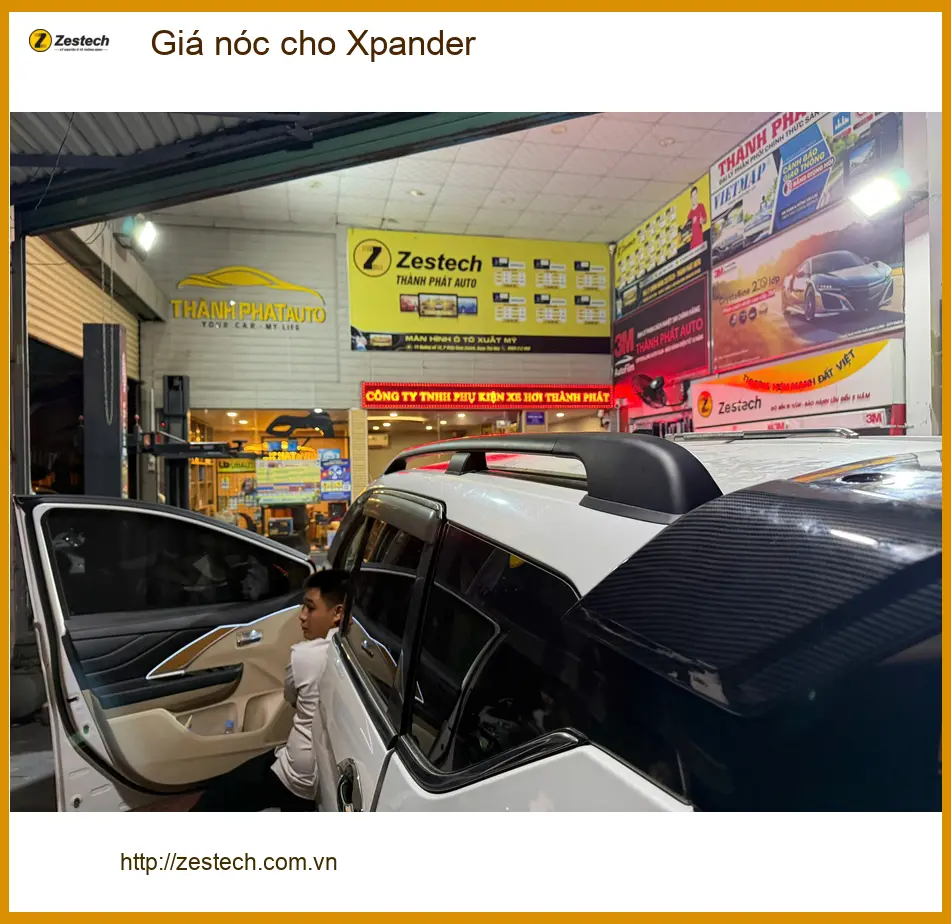 Anh Khải lắp giá nóc Xpander tại Củ Chi để chở hành lý về quê tiện lợi hơn ảnh thực tế 2