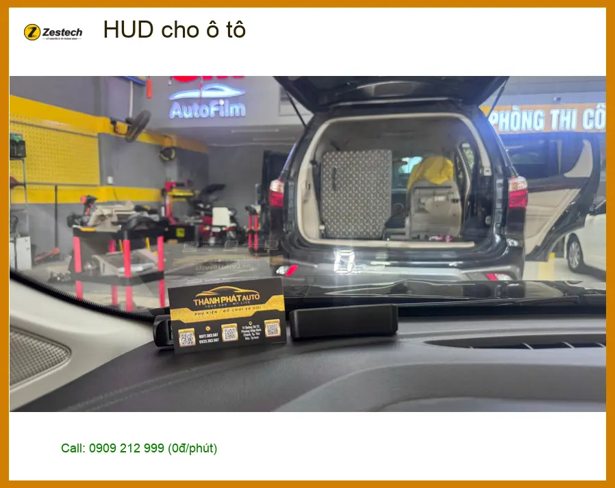 Chị Phương lắp HUD cho ô tô Hyundai Accent tại Quận 2 để lái xe an toàn hơn ảnh thực tế 4