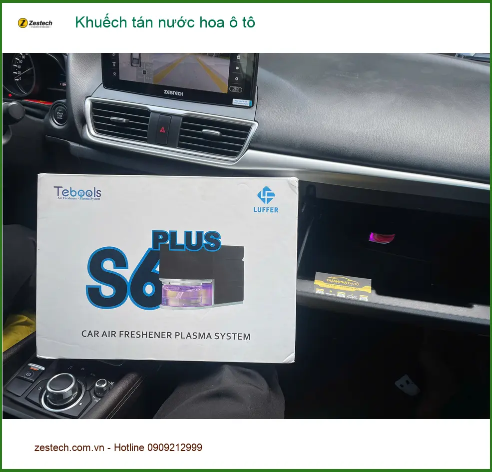Chú Minh lắp khuếch tán nước hoa ô tô cho Toyota Camry tại Quận 9 ảnh thực tế 3