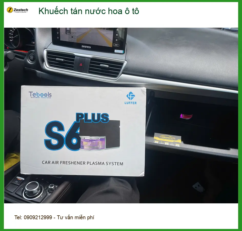 Anh Khải lắp khuếch tán nước hoa ô tô cho Kia K3 tại Quận 12, xe luôn thơm mát. ảnh thực tế 2