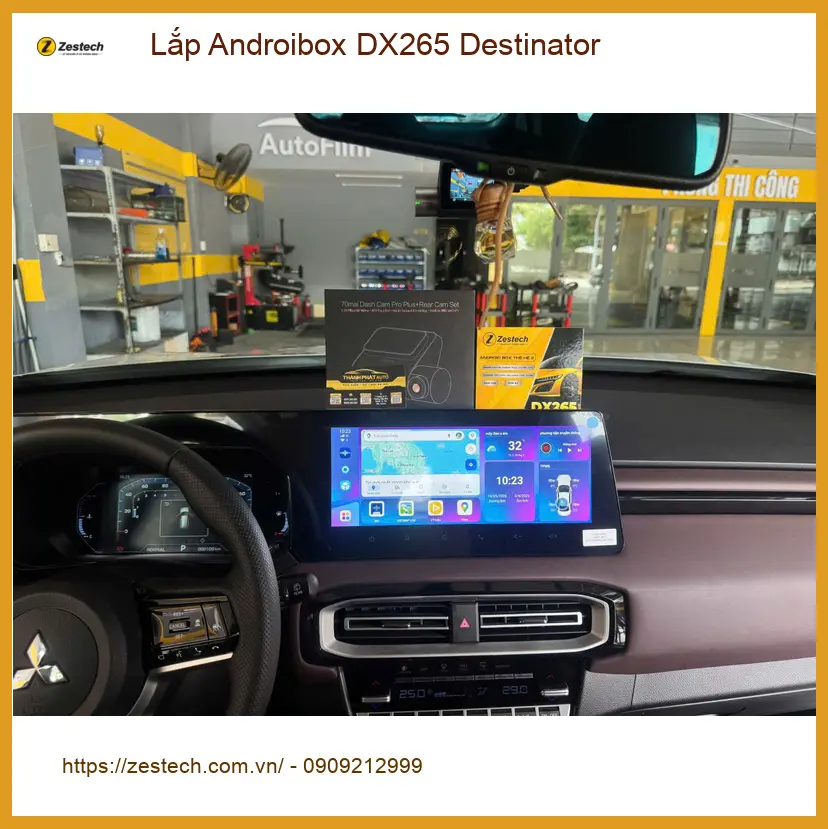 Chị Thảo lắp Androibox DX265 Destinator cho Honda CRV ở Quận 7 ảnh thực tế 2