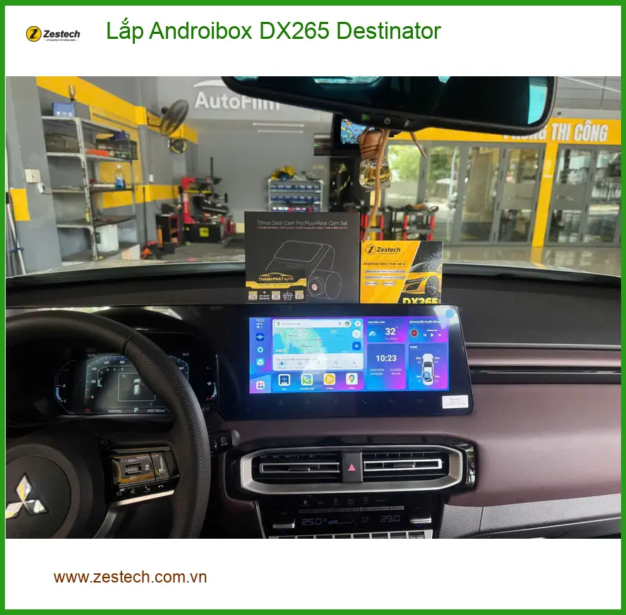 Anh Phi Hùng lắp Android Box DX265 Destinator cho Hyundai Santa Fe tại Quận 9