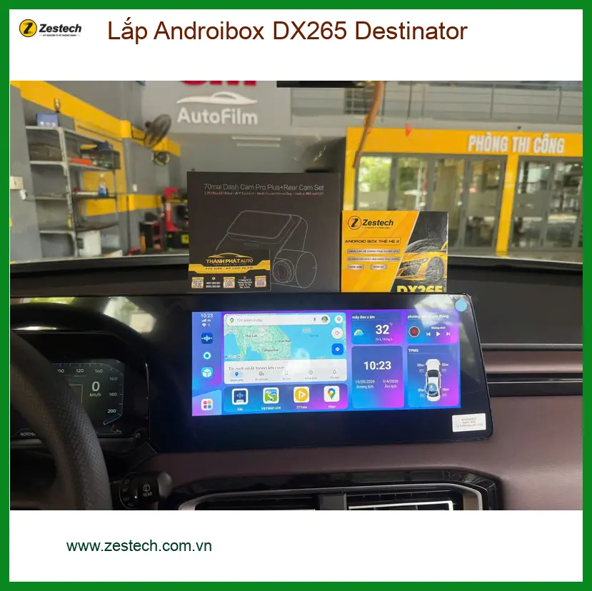 Anh Tấn lắp Androibox DX265 Destinator cho Mazda CX-5 tại Quận Bình Thạnh để giải trí trên xe ảnh thực tế 2