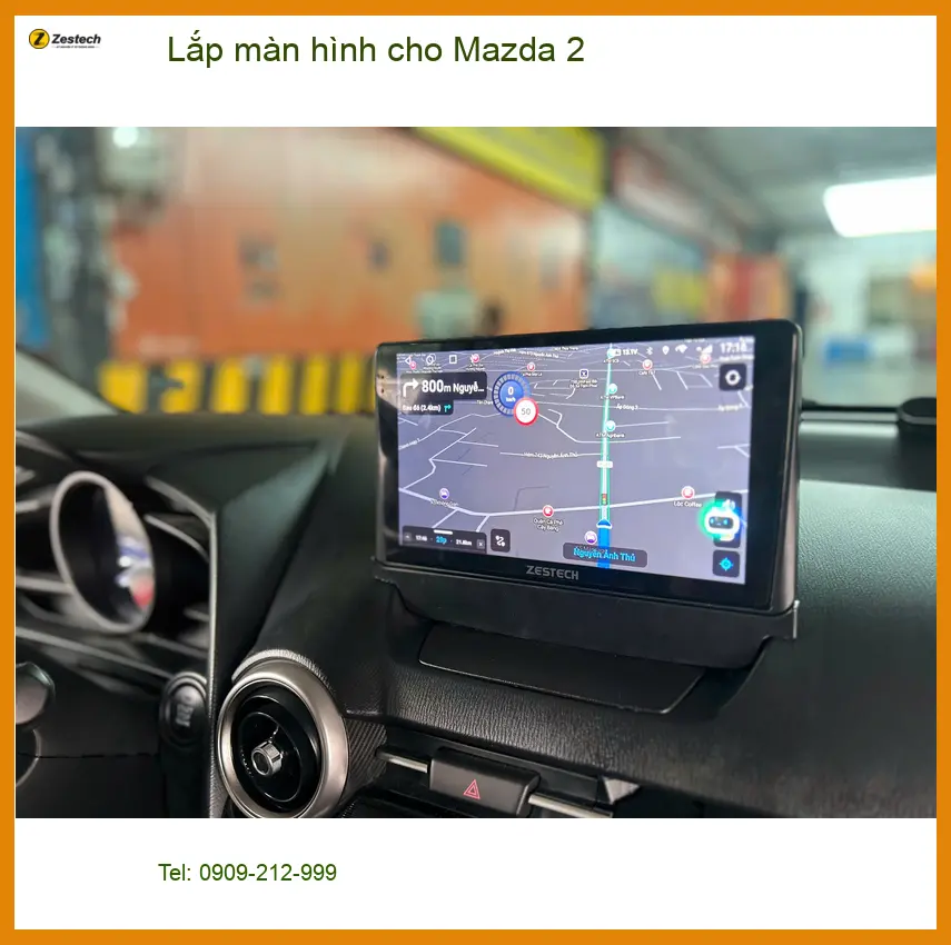 Anh Quốc lắp màn hình cho Mazda 2 tại Quận Tân Phú để nâng tầm trải nghiệm giải trí ảnh thực tế 3