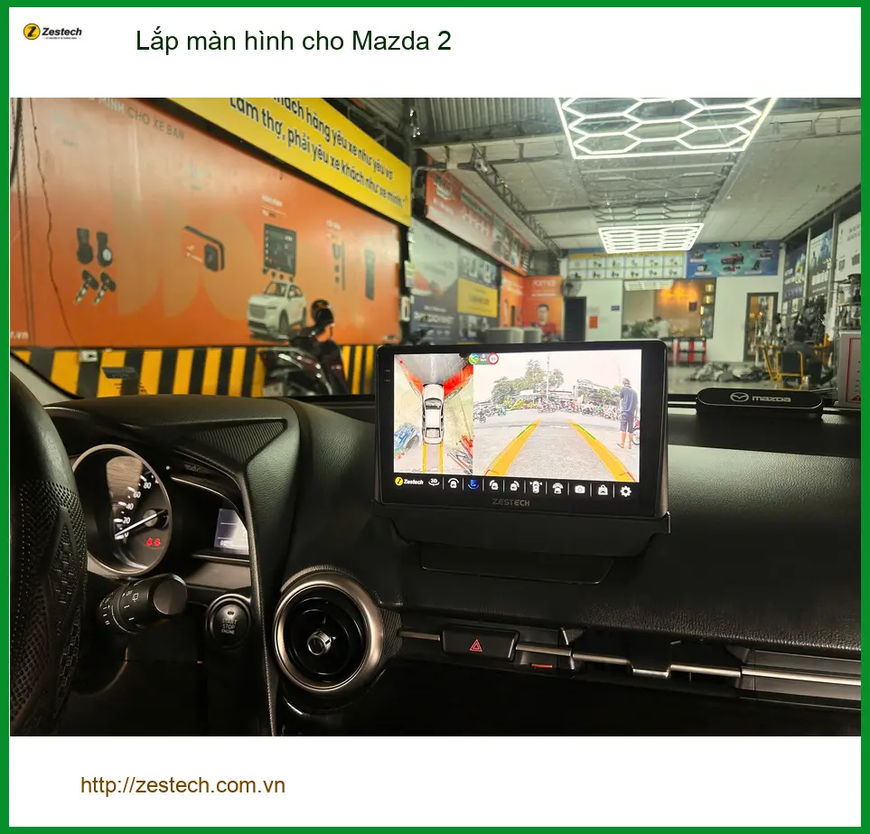 Anh Quốc lắp màn hình cho Mazda 2 tại Quận Tân Phú để nâng tầm trải nghiệm giải trí ảnh thực tế 4