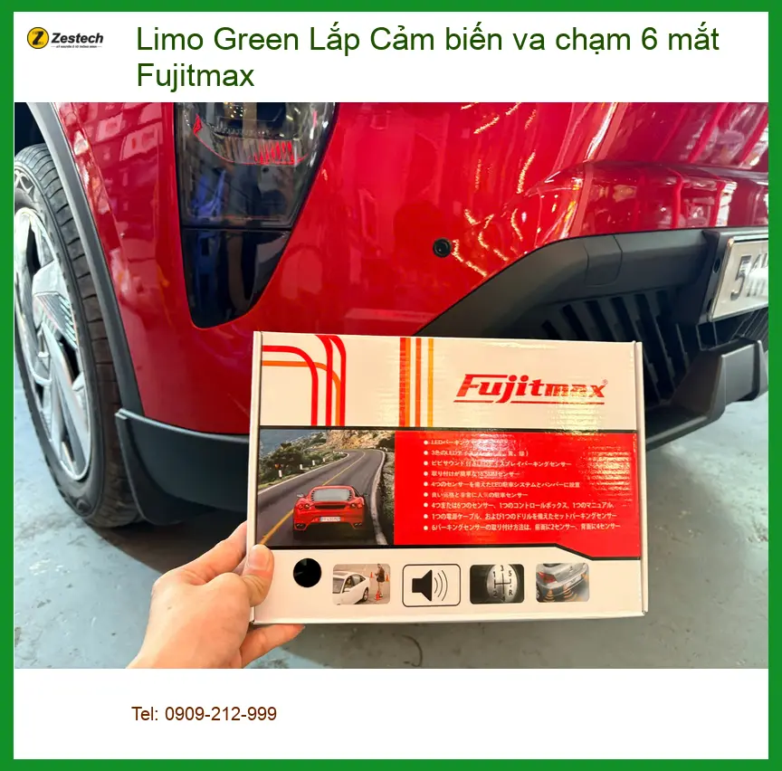 Anh Duy Mazda 3 lắp cảm biến va chạm Fujitmax 6 mắt tại Hóc Môn ảnh thực tế 2