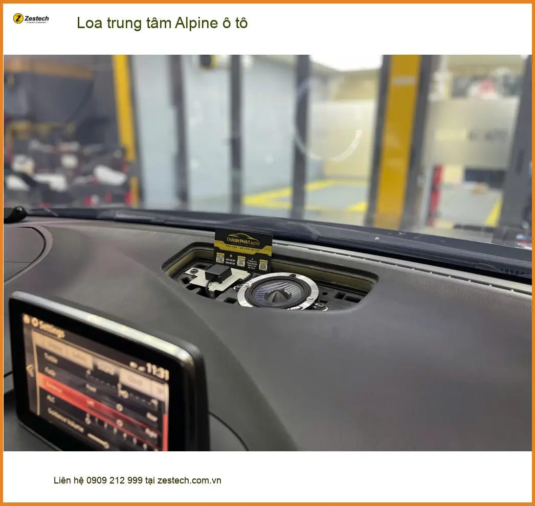 Anh Minh độ Loa trung tâm Alpine ô tô Honda CRV tại Quận Phú Nhuận ảnh thực tế 3