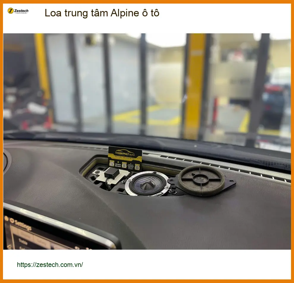 Anh Minh độ Loa trung tâm Alpine ô tô Honda CRV tại Quận Phú Nhuận ảnh thực tế 4
