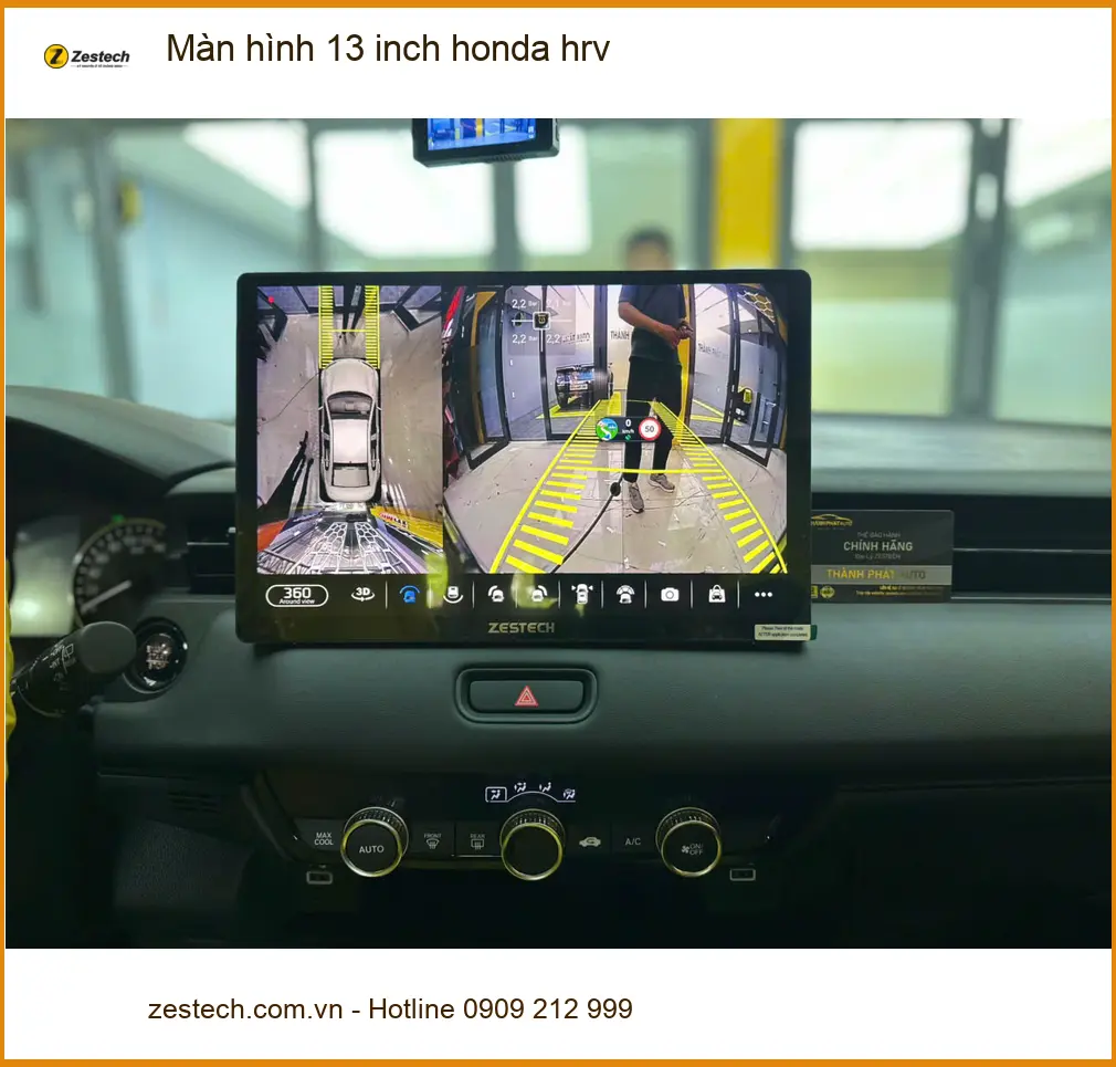 Anh Khôi gắn màn hình 13 inch cho Honda HR-V tại Quận 6 ảnh thực tế 2