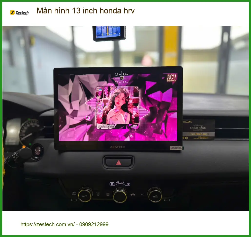 Anh Khôi gắn màn hình 13 inch cho Honda HR-V tại Quận 6 ảnh thực tế 3