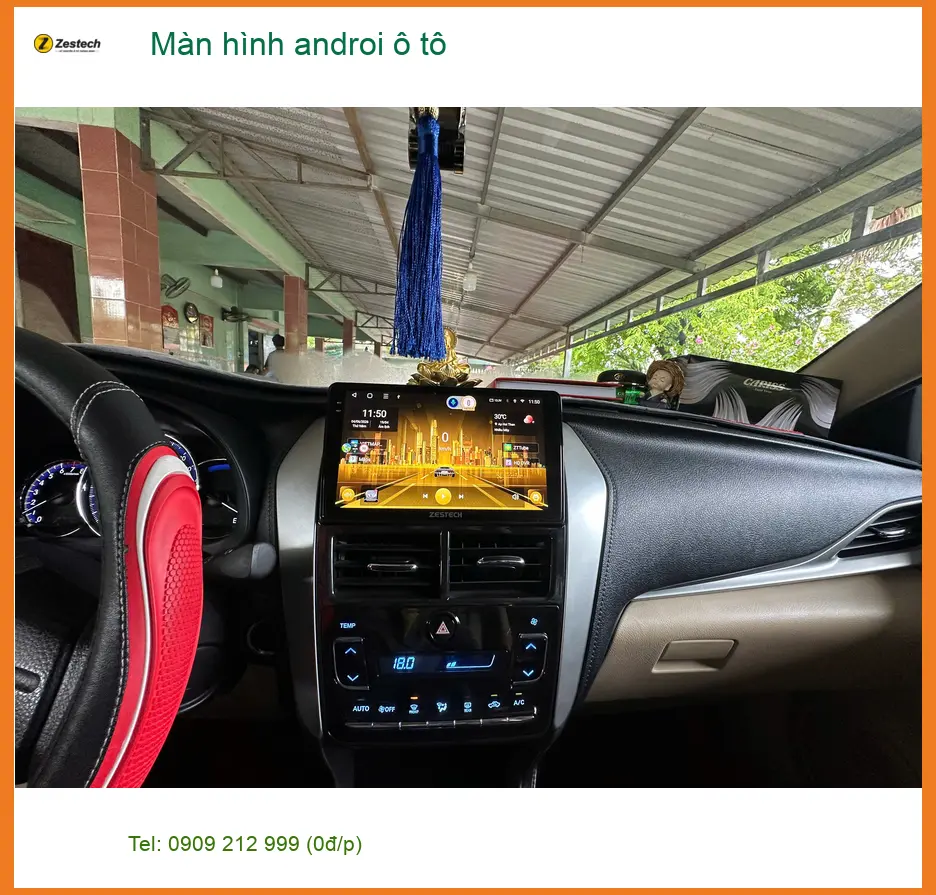 Anh Dũng lắp màn hình Android ô tô tại Quận Bình Thạnh cho Kia K3 cũ