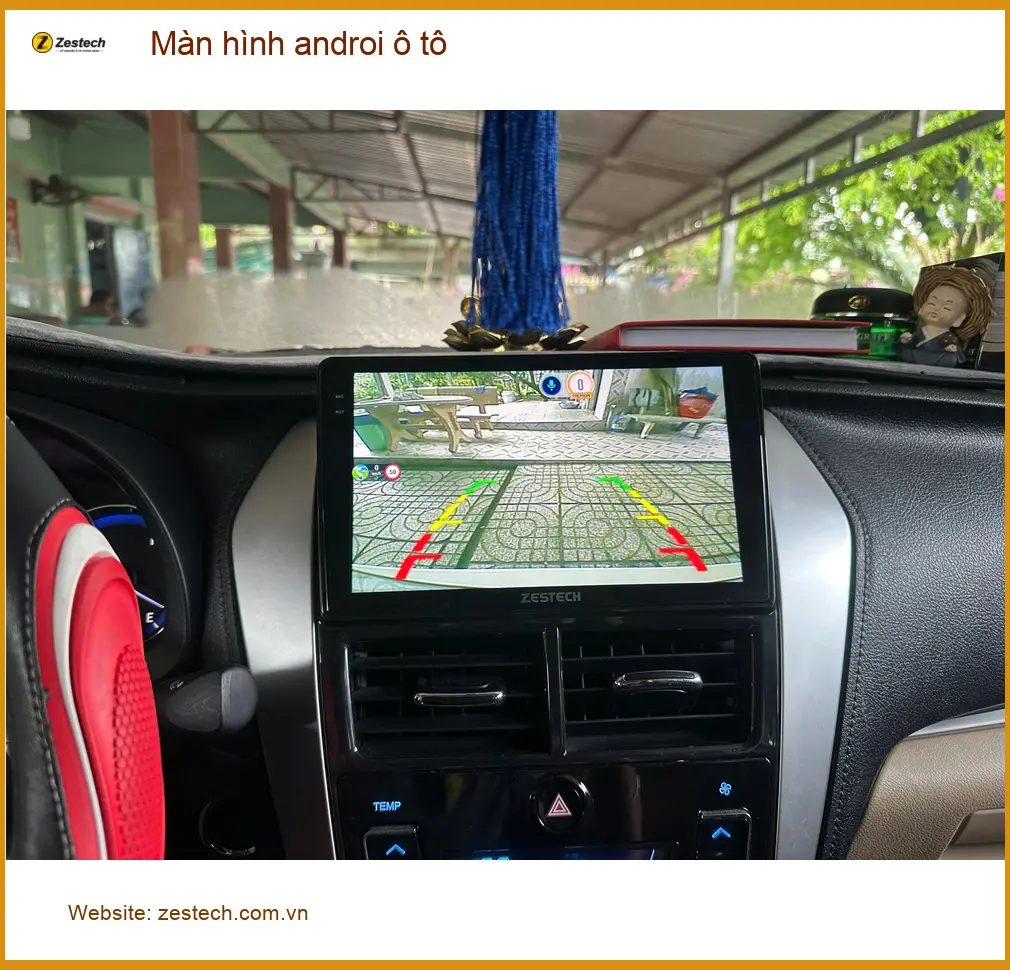 Chị Linh lắp màn hình Android ô tô cho Hyundai Accent ở Quận 1. ảnh thực tế 3