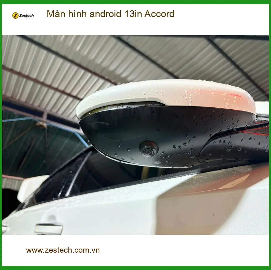 Chị Thảo lắp màn hình Android 13 inch cho Honda Accord tại Hóc Môn vì màn zin quá nhỏ