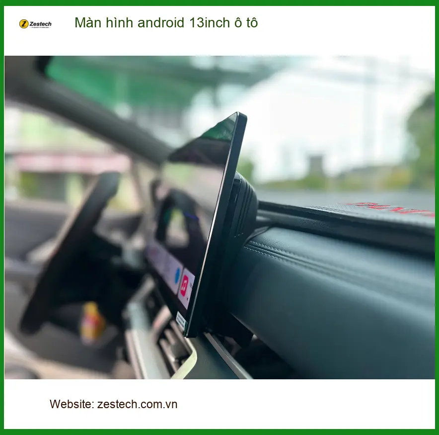 Chú Phi nâng cấp màn hình Android 13inch cho Mazda CX-5 tại Quận Phú Nhuận để xem bản đồ rõ hơn ảnh thực tế 3
