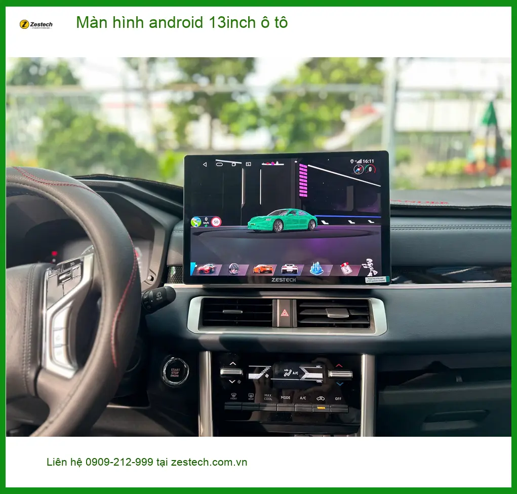 Chú Phi nâng cấp màn hình Android 13inch cho Mazda CX-5 tại Quận Phú Nhuận để xem bản đồ rõ hơn ảnh thực tế 4