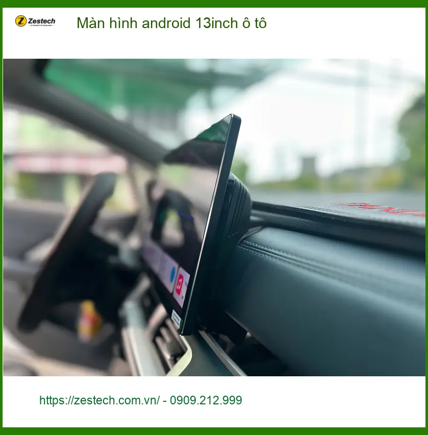 Chú Hùng lắp màn hình Android 13inch cho Mazda CX-5 tại Quận Bình Tân vì màn hình zin đã cũ và chậm