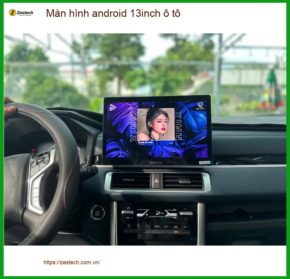 Chú Hùng lắp màn hình Android 13inch cho Mazda CX-5 tại Quận Bình Tân vì màn hình zin đã cũ và chậm ảnh thực tế 4