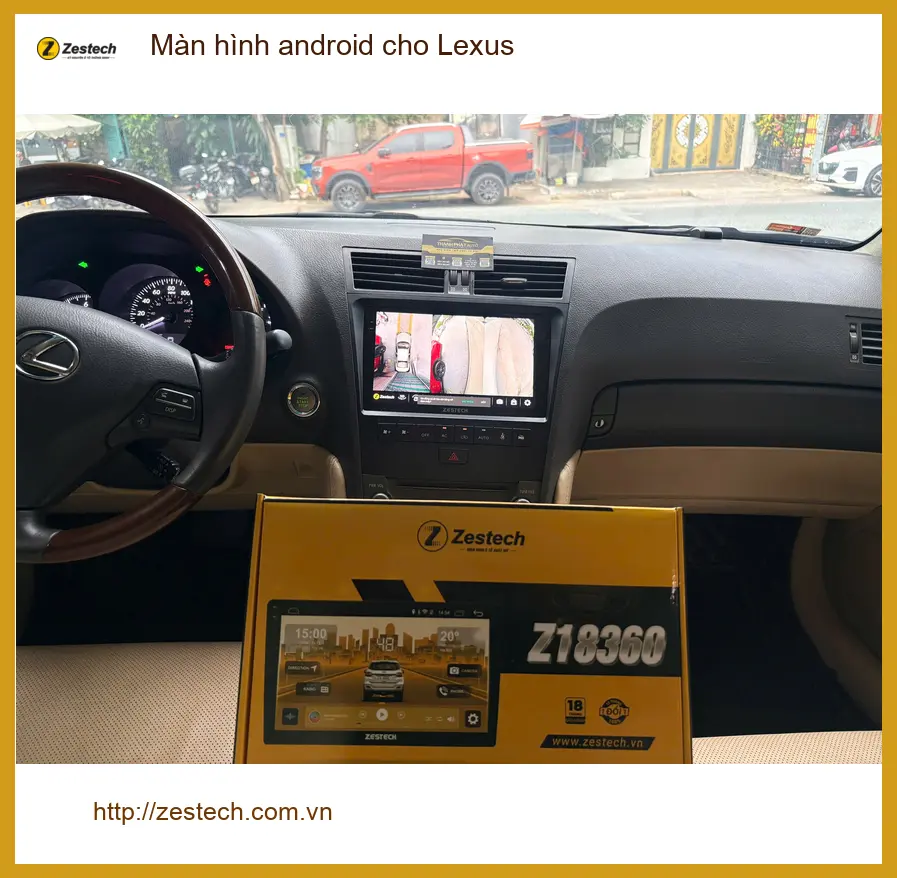 Anh Tuấn Khải lắp màn hình Android cho Lexus tại Quận Bình Tân