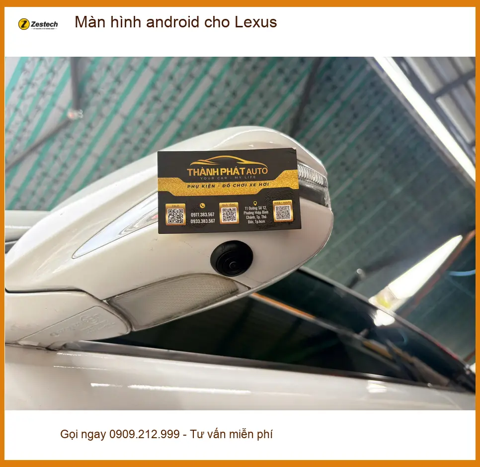 Anh Tuấn Khải lắp màn hình Android cho Lexus tại Quận Bình Tân ảnh thực tế 2