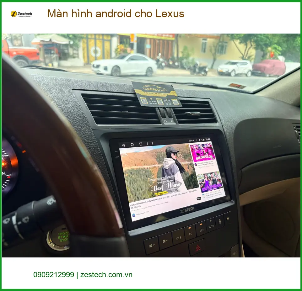 Anh Minh lắp màn hình Android cho Lexus RX350 tại Tân Bình, nâng cấp tiện ích ảnh thực tế 2