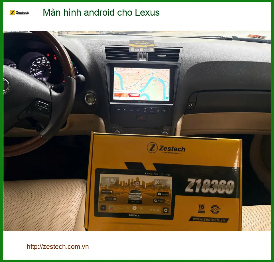 Anh Minh lắp màn hình Android cho Lexus RX350 tại Tân Bình, nâng cấp tiện ích ảnh thực tế 5