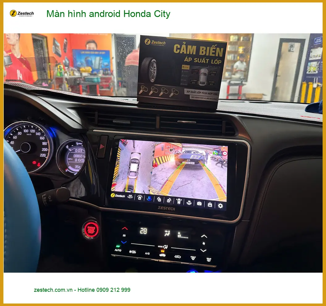 Chị Yến nâng cấp màn hình Android Honda City tại Quận Thủ Đức trải nghiệm tính năng vượt trội ảnh thực tế 3