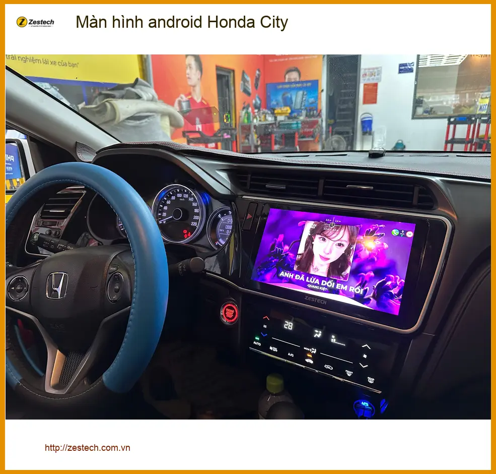 Chú Cường lắp màn hình android Honda City Quận 12 để nâng tầm trải nghiệm giải trí