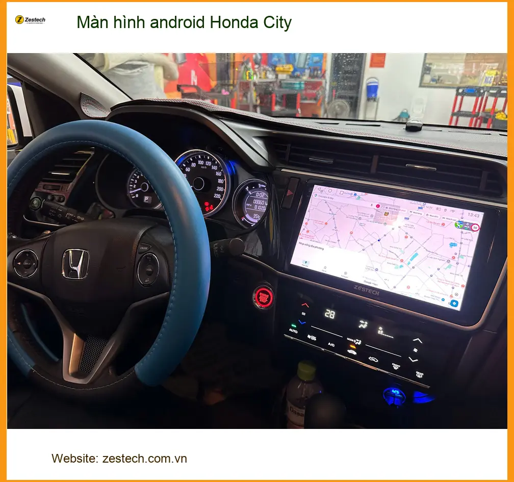 Chị Thanh lắp màn hình Android Honda City tại Quận 3 muốn nâng cấp xe