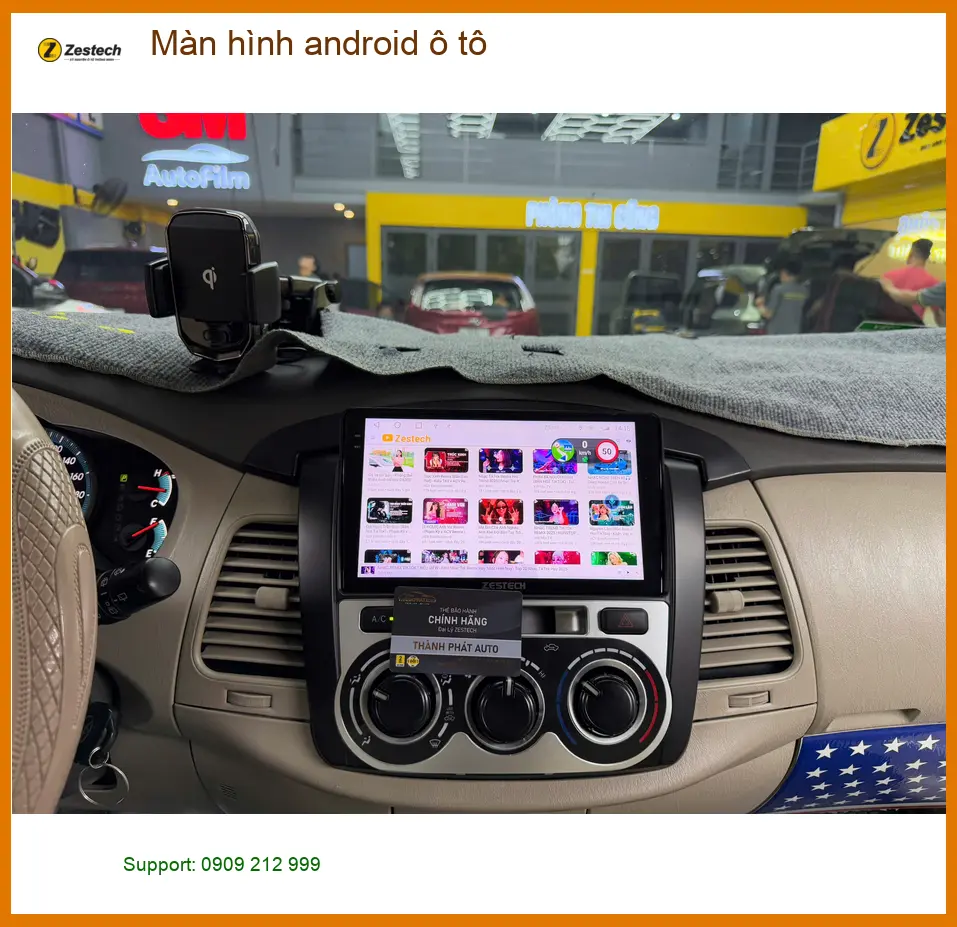 Anh Tài lắp màn hình Android ô tô cho Kia Sorento tại Quận Bình Thạnh