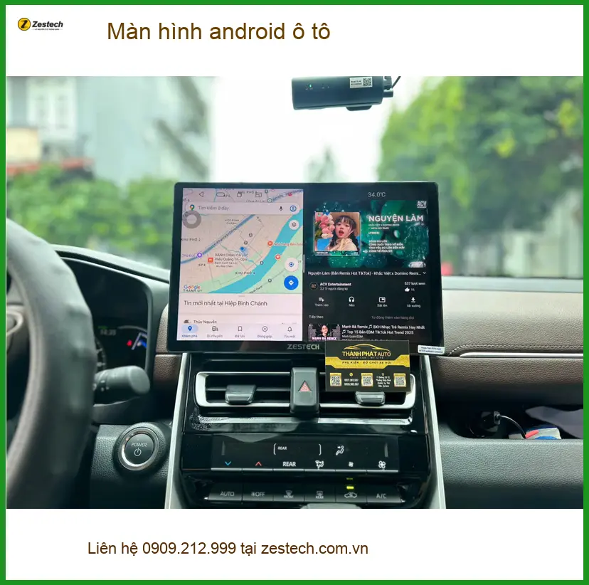 Anh Kiên lắp màn hình android ô tô Ford Ranger tại Quận Huyện Củ Chi ảnh thực tế 2