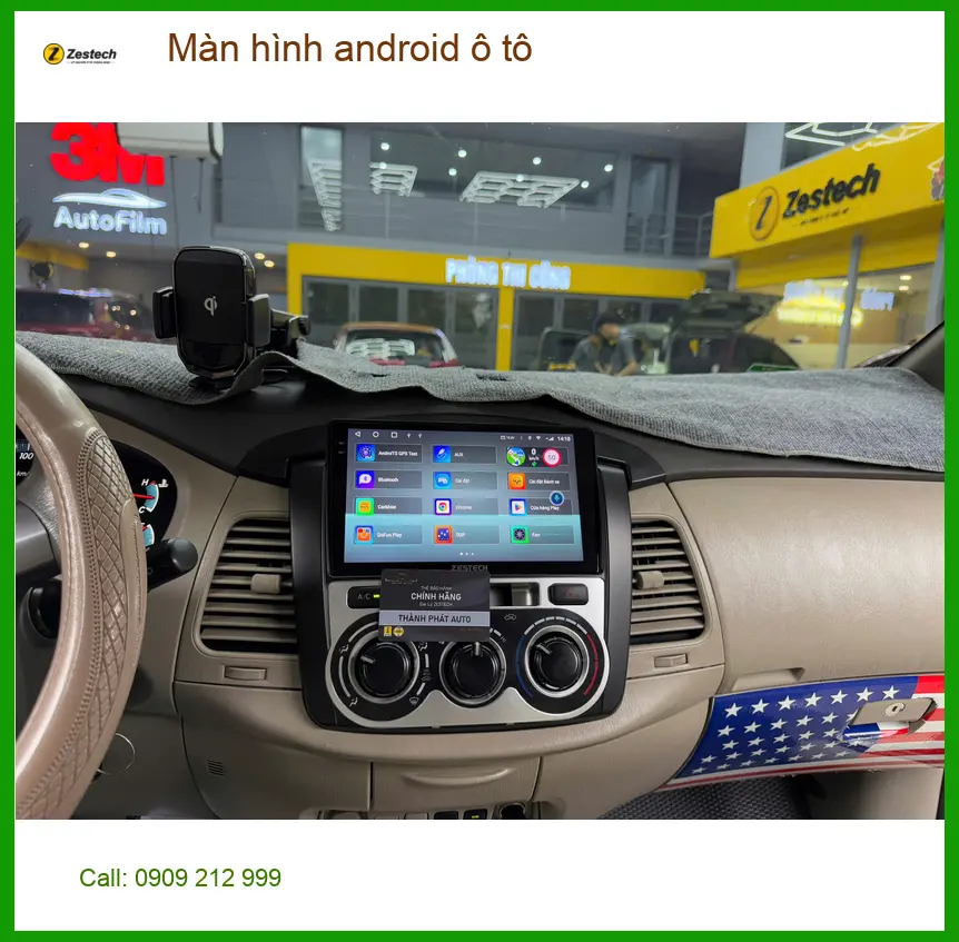 Anh Duy nâng cấp màn hình android cho Hyundai Creta tại Quận Tân Phú để xem Youtube tiện lợi ảnh thực tế 2