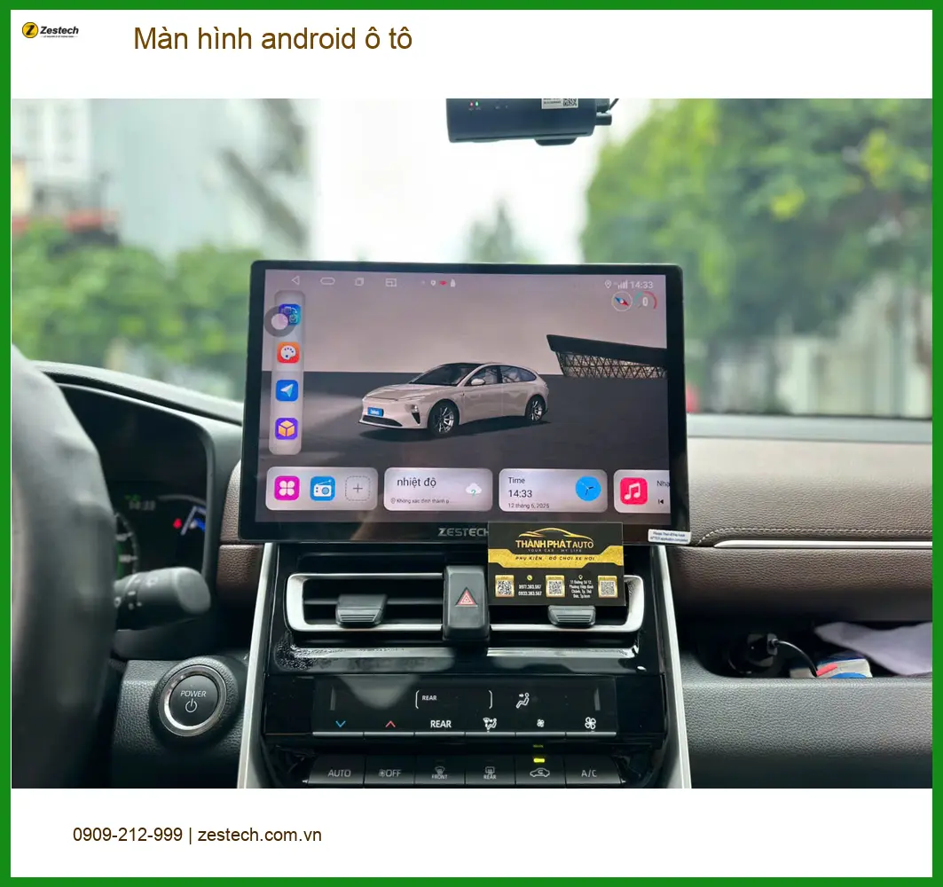 Anh Kiên lắp màn hình android ô tô Ford Ranger tại Quận Huyện Củ Chi ảnh thực tế 4