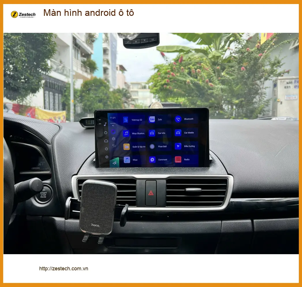 Anh Khải nâng cấp màn hình Android ô tô cho Honda CRV tại Quận 2 để tiện di chuyển ảnh thực tế 3