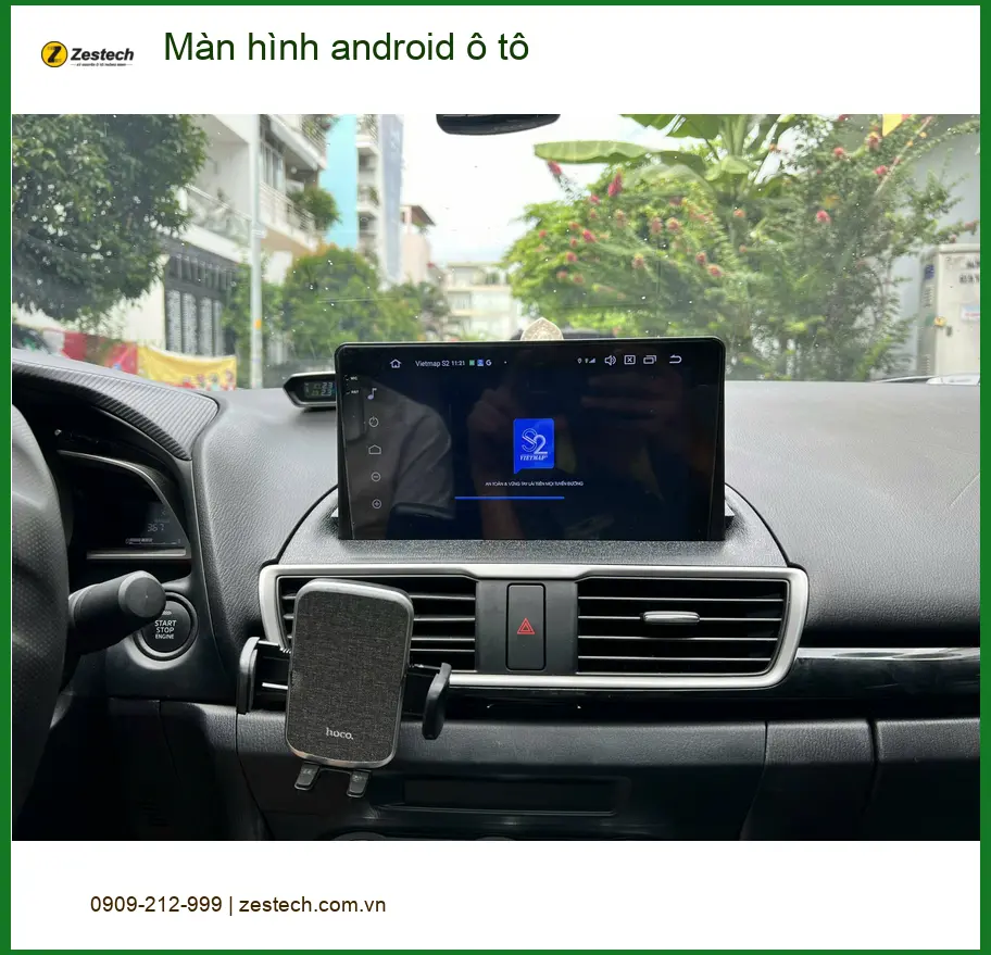 Anh Khải nâng cấp màn hình Android ô tô cho Honda CRV tại Quận 2 để tiện di chuyển ảnh thực tế 4