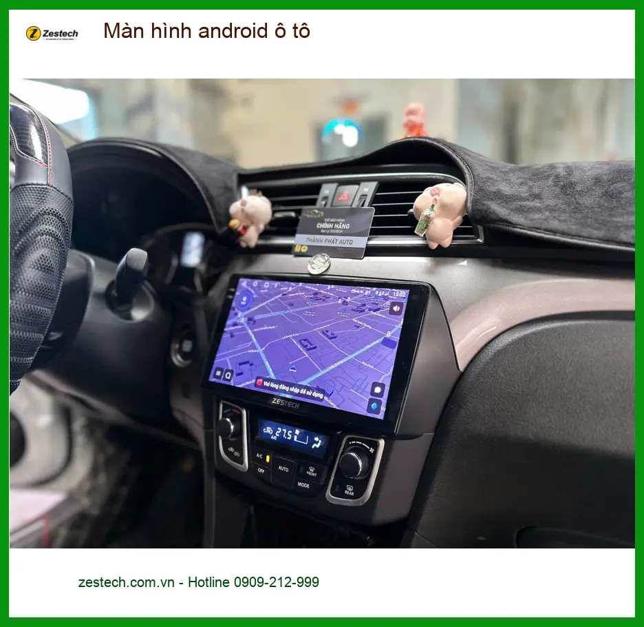 Chị Kiều Anh lắp màn hình Android ô tô Hyundai Accent ở Tân Phú để xem Youtube. ảnh thực tế 4